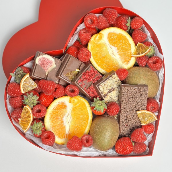 Фруктово-ягодный набор 1000гр с шоколадом